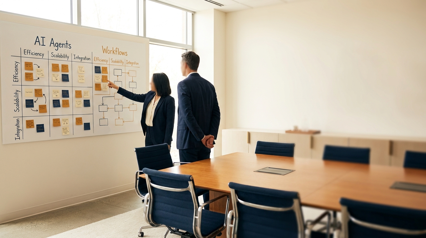 Agent vs Workflow Decision Matrix: When Your $2M Business Needs Intelligence Over Automation